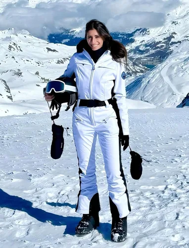 Miniatura 99 de GSOU SNOW Traje de esquí para mujer, traje de nieve de una pieza, para snowboard, delgado, aislante, impermeable, resistente al viento