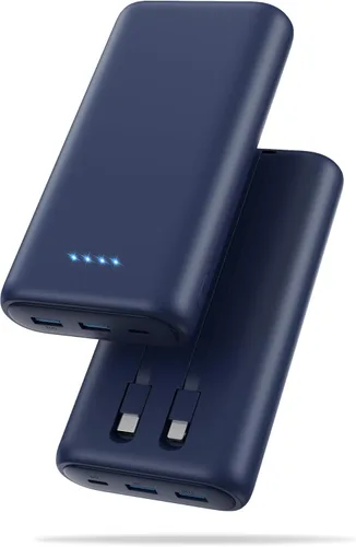 Miniatura 8 de Cargador portátil de 36800 mAh, cargador de batería externa PD de carga rápida USB C, 4 salidas, 2 entradas, esenciales de viaje, cargador
