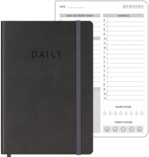 Miniatura 5 de Fan&Ran Cuaderno de lista de tareas definitivas para aumentar la productividad y organizar tareas, planificador diario sin fecha y suministros