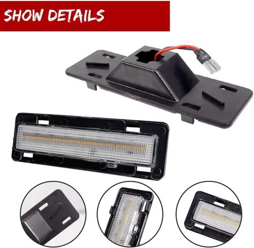 Miniatura 3 de Pontiac Firebird 1982-1992, Chevy Camaro 1982-1992 - Lámpara de marcador lateral para parachoques delantero, lente transparente, luz LED ámbar Lente