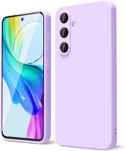 Miniatura 299 de oakxco Funda para teléfono Samsung Galaxy S21 Ultra con agarre de silicona líquida, bonita funda delgada y delgada de goma suave de TPU lisa
