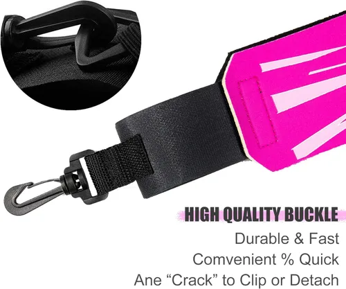Miniatura 5 de Entrenador de fútbol/voleibol/rugby, patada y lanzamiento de fútbol, ayuda de entrenamiento para práctica en solitario, control de habilidades, Rosa