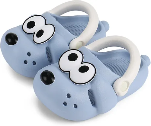 KAKU NANU Sandalias para niños y niñas, lindas sandalias de dibujos animados, para verano, jardín, playa, piscina, sin cordones, para interiores y