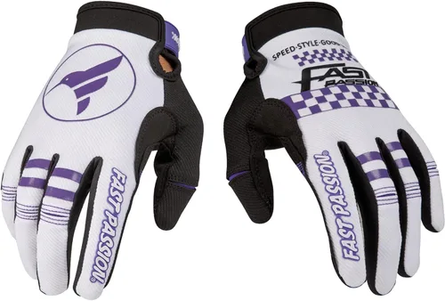 Miniatura 6 de Guantes de motocicleta Fast Passion para hombres/mujeres - Guantes de bicicleta todoterreno y motocross con características antideslizantes