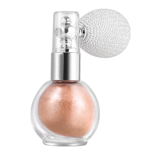 Miniatura 12 de Spray Iluminador Blanco Perla, Polvo Suelto de Brillo con Alto Brillo, Spray de Maquillaje para Cuerpo, Cara, Cabello, Laca con Purpurina de Larga