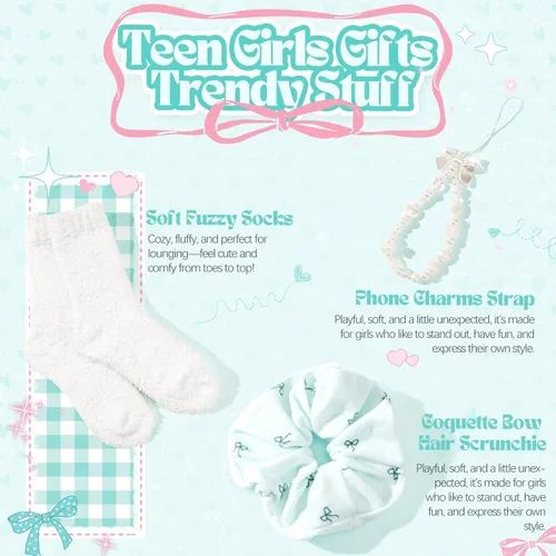 Miniatura 7 de Regalos para niñas adolescentes, regalos de moda, bonito lazo de coqueta, ideas de cumpleaños, Navidad, día de San Valentín, regalo para Verde menta