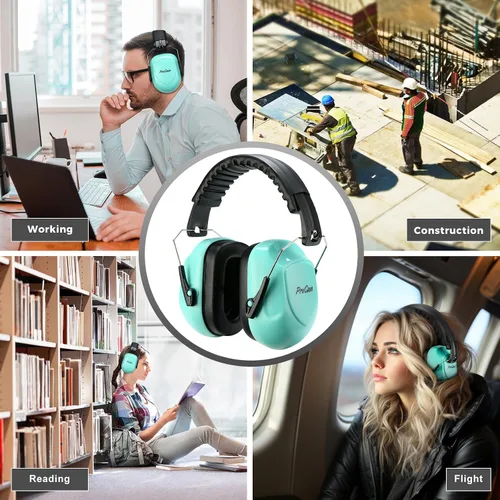 Miniatura 75 de ProCase NRR 28dB Noise Reduction Ear Muffs, Foldable Adjustable Noise Cancelling Headphones