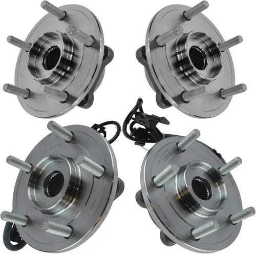Miniatura 269 de TRQ Juego de 2 rodamientos de rueda delantera y conjunto de cubo 4WD compatible con Ford Ranger Mazda B4000 1998-2000