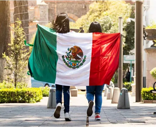 Miniatura 4 de Bandera mexicana de Bradford 6X10 pies para exterior, bandera grande bordada de México, bandera mexicana resistente de doble cara, bandera mexicana