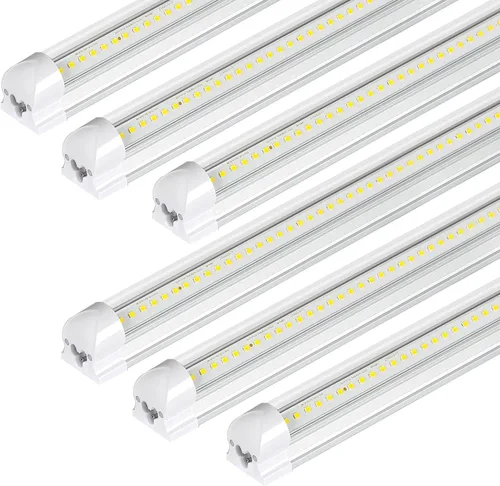 Miniatura 9 de hykolity Luz LED de tienda de 30 W, 2 pies, 3500 lm 6500 K, luz blanca súper brillante, lámpara de techo enlazable, luz de tubo LED T8 integrada