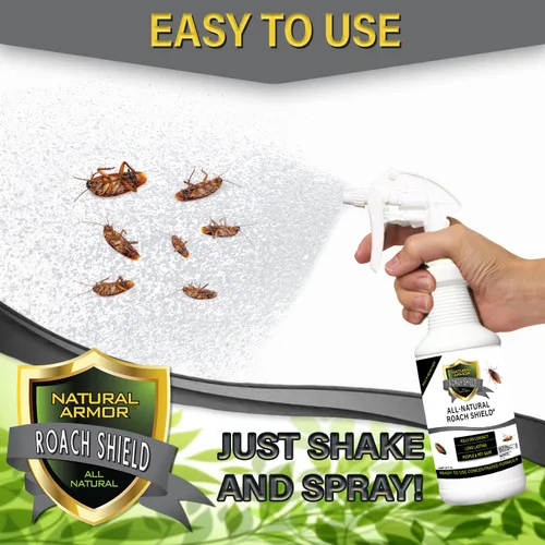 Miniatura 5 de Asesino de cucarachas y repelente de menta para cucarachas y cucarachas, espray natural y seguro para infestaciones en interiores y exteriores