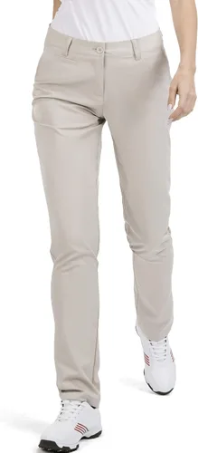 Pantalones de golf para mujer, elásticos, rectos, ligeros, transpirables, de sarga, pantalones chinos para trabajo