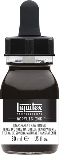 Miniatura 32 de Liquitex - Pintura acrílica profesional INK! Jarro de 1 onza, color blanco de titanio Bronce Rico Iridiscente