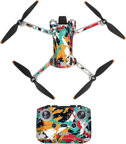 Miniatura 20 de YANHAO [Piezas de dron] para DJI Mini 3 Pro Drone Body y RC-N1 Control remoto Calcomanías de PVC Adhesivos de PVC a prueba de arañazos Juego de Rc 01