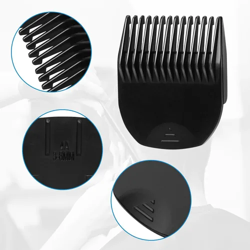 Miniatura 3 de CR8GR8 Peine Guía Profesional de Corte Compatible con Manscaped 3.0, Paquete de 4, 8 Longitudes de Corte de 1/8"-1/2" Pulgadas Compatible