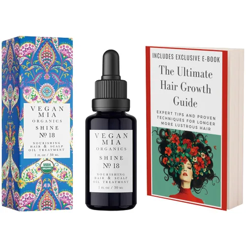 Miniatura 8 de Vegan Mia Aceite de romero orgánico USDA para el crecimiento del cabello con aceite de ricino y más, tratamiento de aceite para el cuero cabelludo