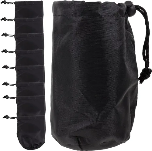 Miniatura 8 de 12 fundas opacas para tarros Mason de boca ancha, cubiertas de tarro hidropónico, fundas reutilizables ajustables con cordón para conservas, 6.49 x