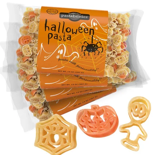 Miniatura 41 de Pastabilities Pasta con forma divertida para niños, sopa de fideos de dinosaurio, divertido dinosaurio con mezcla de sopa temática animal, pasta