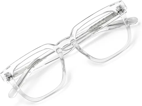 Miniatura 9 de Overzied - Gafas cuadradas de luz azul para mujer y hombre, antideslumbrante, reducen la fatiga ocular para juegos, computadora, pantalla