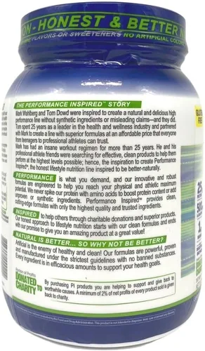 Miniatura 4 de Performance Inspired Nutrition - Proteína de suero rasgada, moca, 2.25 libras