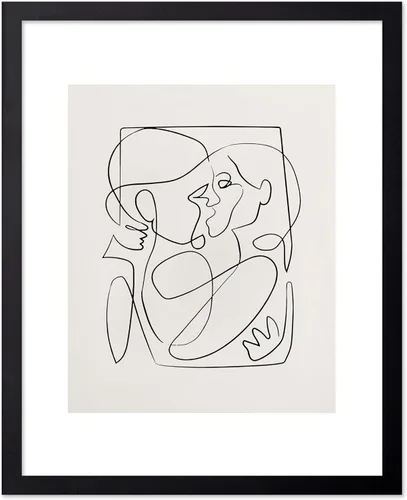 Miniatura 34 de Poster Master Póster de cara de mujer, impresión de dibujo de línea, arte moderno, arte de boceto, arte de pared de esquema, regalo para hombres