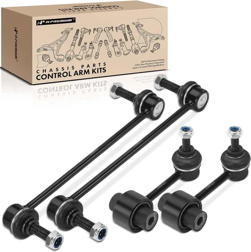 A-Premium Juego de 4 eslabones de barra estabilizadora delantera y trasera, compatible con Scion FR-S 2013-2016, Subaru BRZ 2013-2019, Toyota 86