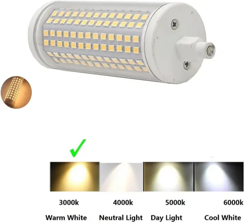 Miniatura 4 de Bombilla LED R7s 4.646 in 30w Bombillas Regulables Led Reemplazo Halógeno 300 W Tipo J Doble Extremo T3 R7s Base 300w Reflector Equivalente