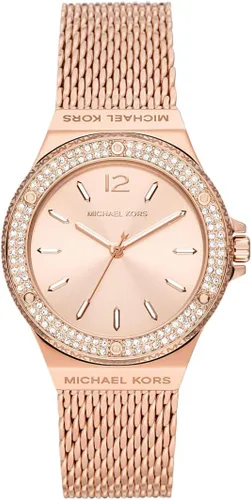 Miniatura 8 de Reloj Michael Kors Lennox para mujer, reloj de acero inoxidable para mujer con correa de acero o silicona