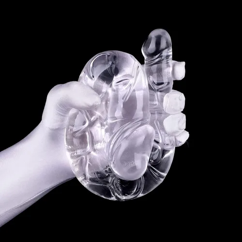 Miniatura 3 de Consolador realista de doble extremo para adultos, lesbianas, consoladores de doble cara para mujeres, impermeable, flexible, doble pene con eje