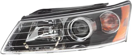Garage-Pro Faro delantero lateral del conductor y del pasajero para Hyundai Sonata 2006-2008 halógeno con bombillas para GL, GLS, Limited, LX y SE