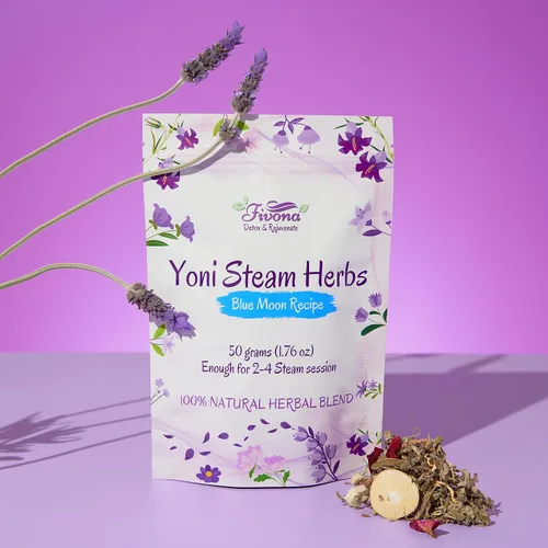 Miniatura 4 de Fivona Yoni Hierbas vaporizantes - para uso femenino y rituales - V-Detox, limpieza, lavado, control de olores - 2 a 4 sesiones - Balance de pH