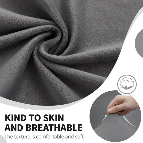 Miniatura 5 de HDCAXKJ Fundas para sofá modular reclinable, de terciopelo en forma de L, lavable, elástica, suave, con parte inferior elástica antideslizante