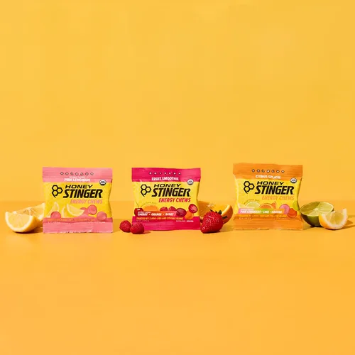 Miniatura 4 de Honey Stinger paquete de masticables orgánicos de energía, paquete de 4 unidades de cada uno: licuado de frutas, salpicadura cítrica y limonada