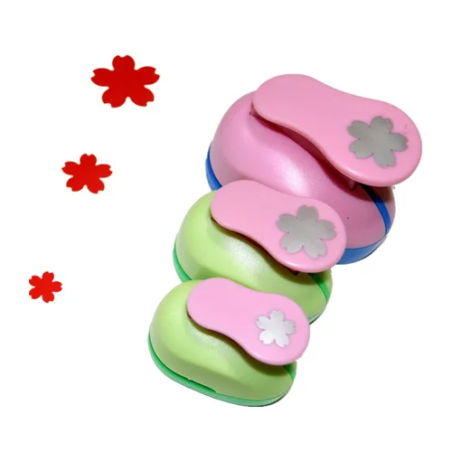 Miniatura 4 de Juego de 3 piezas de flores de 5/8 pulgadas, 1 pulgada y 1.5 pulgadas, ponche de papel, flor artesanal, álbumes de recortes, Eva Punches