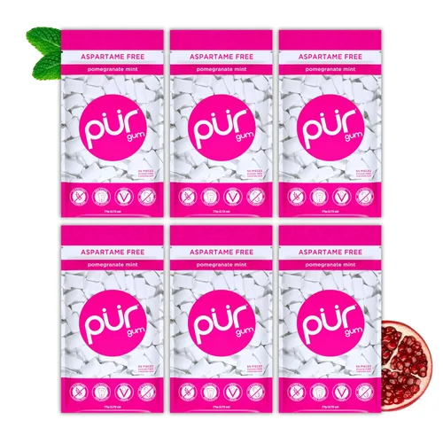 Miniatura 14 de PUR Gum Chicle sin Aspartamo 100% Xilitol Chicle con sabor natural a canela, 55 piezas (paquete de 1)