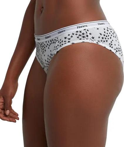 Miniatura 3 de Hanes Women's Originals Bikini Panties, Breathable Stretch Cotton Underwear, Assorted, 6-Pack