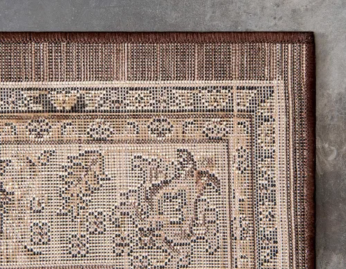 Miniatura 273 de Unique Loom Colección Sialk Hill - Alfombra de área Washington (3 pies 3 pulgadas x 5 pies 3 pulgadas, rectángulo, burdeos/crema)