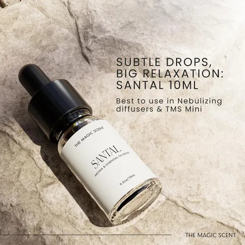 Miniatura 4 de Aceite Difusor Santal de The Magic Scent - Fragancia - Frío y Ultrasónico - Aceite Esencial de Sándalo - Aceites Difusores de Aromas para el Hogar