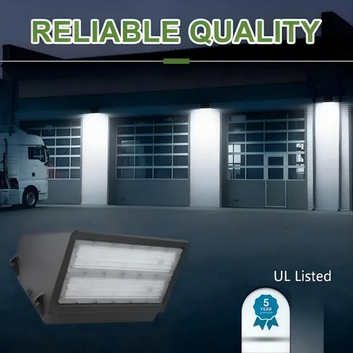 Miniatura 8 de Paquete de pared de corte completo LED de 100 W con fotocélula del atardecer al amanecer, 14000 lm 5000 K – Reemplazar 400 W MH/HPS, luz de pared