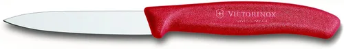 Miniatura 11 de Victorinox Cuchillo de pelar clásico suizo de 3.25 pulgadas con borde recto, punta de lanza, naranja, pelar de 3.25 pulgadas