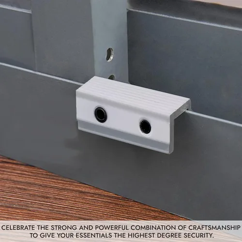 Miniatura 6 de NU-SET Cerradura Cerradura deslizante resistente a manipulaciones Cerradura de ventana de doble tornillo hexagonal para seguridad de ventana