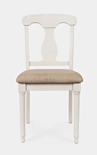 Miniatura 4 de Jofran Grafton Farms - Silla de escritorio, color blanco cepillado