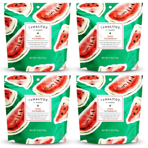 Miniatura 10 de Tamalitoz - Mango para masticar labios, caramelo duro mexicano de mango picante relleno de chile, lima y sal marina, caramelo de fruta hecho a mano