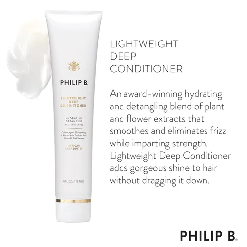 Miniatura 2 de PHILIP B Acondicionador ligero y profundo, 6 fl. oz. (6.0 fl oz) - Desenredante hidratante, añade humedad, brillo y suavidad, para todo