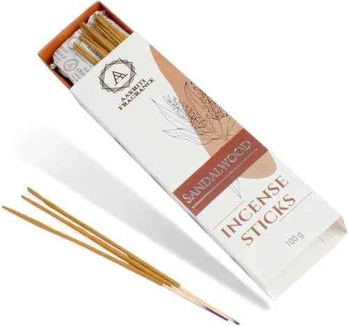 Miniatura 9 de Aakriti - Varillas de incienso Masala enrolladas a mano, 3.53 oz de aroma natural prémium orgánico (incienso)