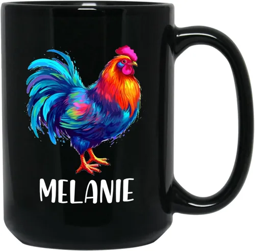 Miniatura 10 de Taza de café negra de hormigas personalizada de 11 onzas, 15 onzas, taza de café de hormigas personalizada con nombre, taza de té de cerámica