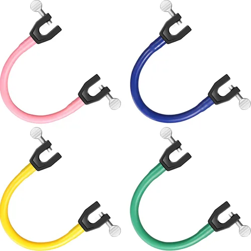 Skylety 4 Pieces Ski Tip Connector Trainer Skiing Training Wedge Aid for Beginners Snow Training, Assorted Colors