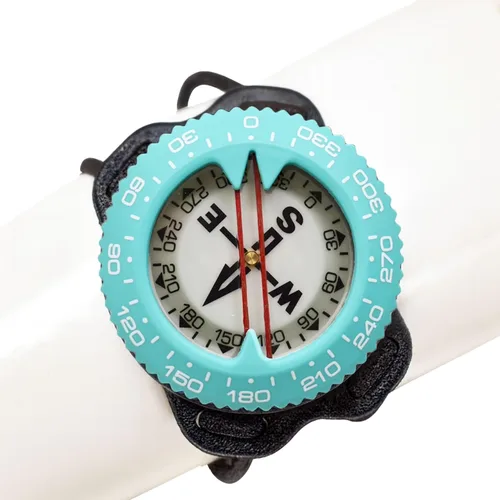 Miniatura 8 de Scuba Choice Brújula de buceo (soporte de muñeca/bungee) – Herramienta de navegación submarina fácil de leer para buceo, diseño duradero con bisel