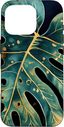 Miniatura 20 de Funda para iPhone 16 Philodendron Monstera Leaf Floral Boho Follaje Flower Plant Case