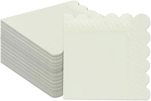 Miniatura 20 de qiqee Servilletas de cóctel Morandi Colors de 5 x 5 pulgadas, desechables, para bodas, cenas, fiestas de cumpleaños, postre, servilletas de papel 24